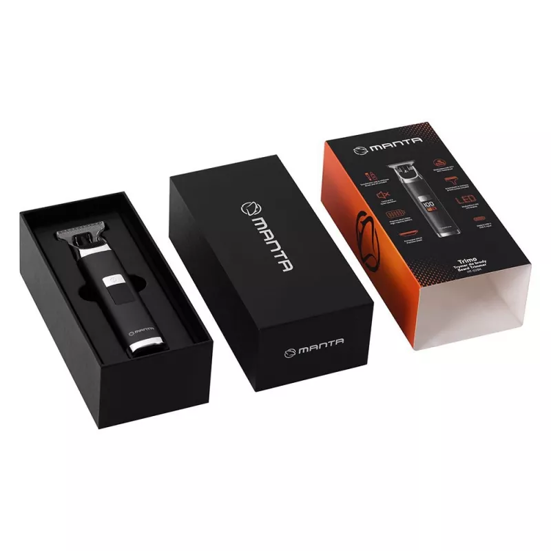 Aparador de barba Manta HT-02BK Trimo, preto