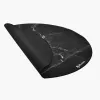 Tapete de proteção de chão para cadeiras Arozzi Zona Round Floor Pad – preto Marble, tapete de proteção redondo para pavimentos duros e alcatifados