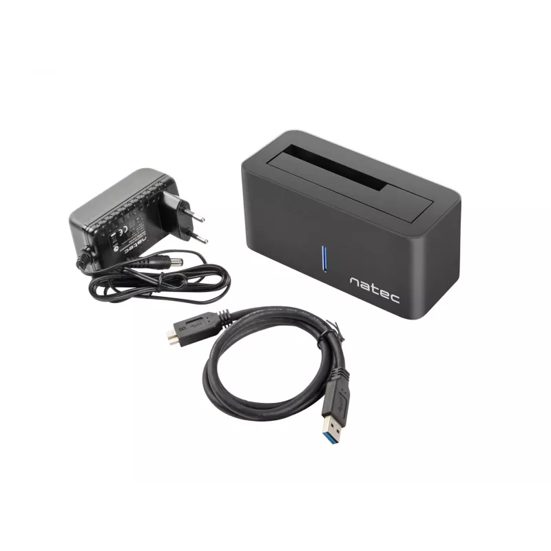 natec Kangaroo - Disco - SSD - SATA - Serial ATA II - Serial ATA III - 2,5,3,5 polegadas - 8 TB - USB 3.2 Gen 1 (3.1 Gen 1) Type-A - 5 Gbit/s
