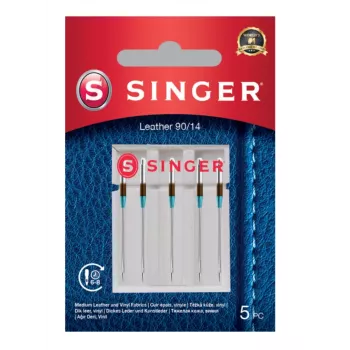 Singer | Agulha para couro 90/14 pack de 5