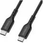 Otter Products OtterBox - Cabo USB - USB-C de 24 pinos (macho) para USB-C de 24 pinos (macho) - USB 2,0 - 3 A - 1,0 m - preto (78-81356)