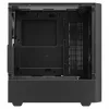 Caixa de PC SAVIO Noctis Flow — Cube Mini-ITX/Micro-ATX/ATX, 3x120 mm à frente, 1x120 mm atrás, 2x3,5 polegadas + 3x2,5 polegadas baías, vidro temperado