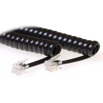 Cabo Telefónico Microconnect MPK10400 RJ-10 RJ-10 4 m Preto