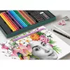 Caneta à base de óleo Faber-Castell Polychromos & Pitt Graphite Matt conjunto 21 unid. multicolor