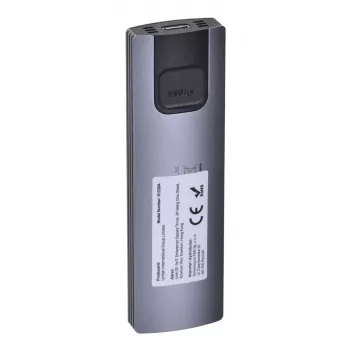 Caixa M.2 SSD Unitek uDrive Cinzento — M.2 (2230/2242/2260/2280), NVMe/SATA III, USB-C 10 Gbit/s, alumínio