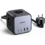 Ugreen DigiNest Pro 1 tomada(s) AC Type-C 1,8 m 4 3680 W preto