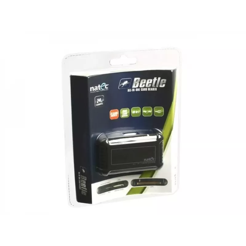 LEITOR DE CARTÕES ALL-IN-ONE BEETLE SDHC USB 2.0