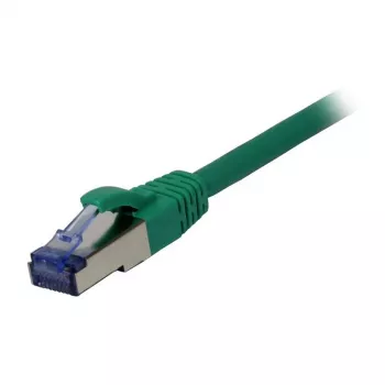 Cabo patch RJ45 - CAT6A 500 MHz - 0,25 m - verde - S-STP (S/FTP) - AWG27 - LSZH - Synergy 21