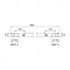 Delock 89643 cabo de antena, MHF 4L para MHF 4L, 1.13, 20 cm, preto