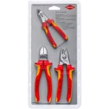Conjunto de alicates Knipex Super-Knirps® 00 31 30 BK V02 (00 31 30 BK V02)