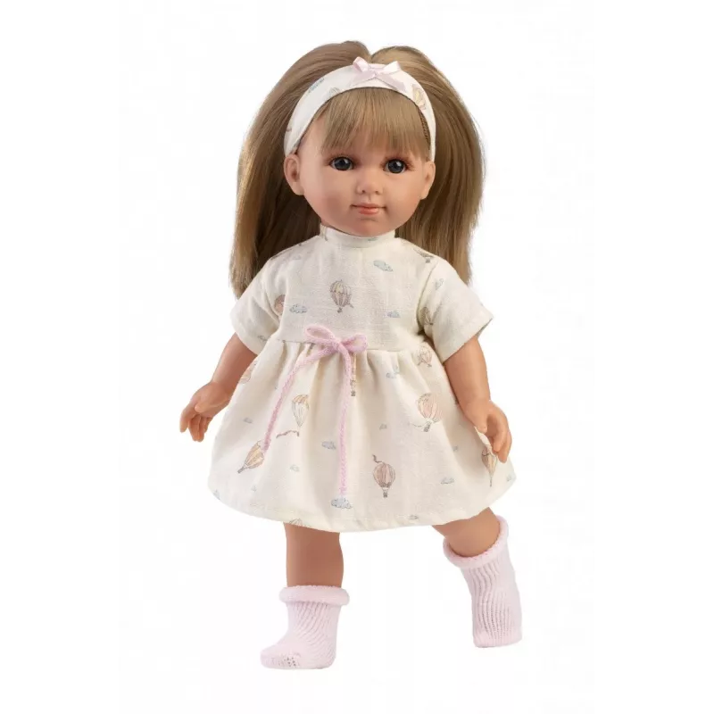 Boneca Llorens Elena 35 cm — características realistas, corpo macio