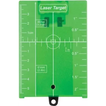 MAKITA LE00823195 - Placa de marcação adequada para laser de linhas cruzadas a bateria e laser verde (magnética) (LE00823195)