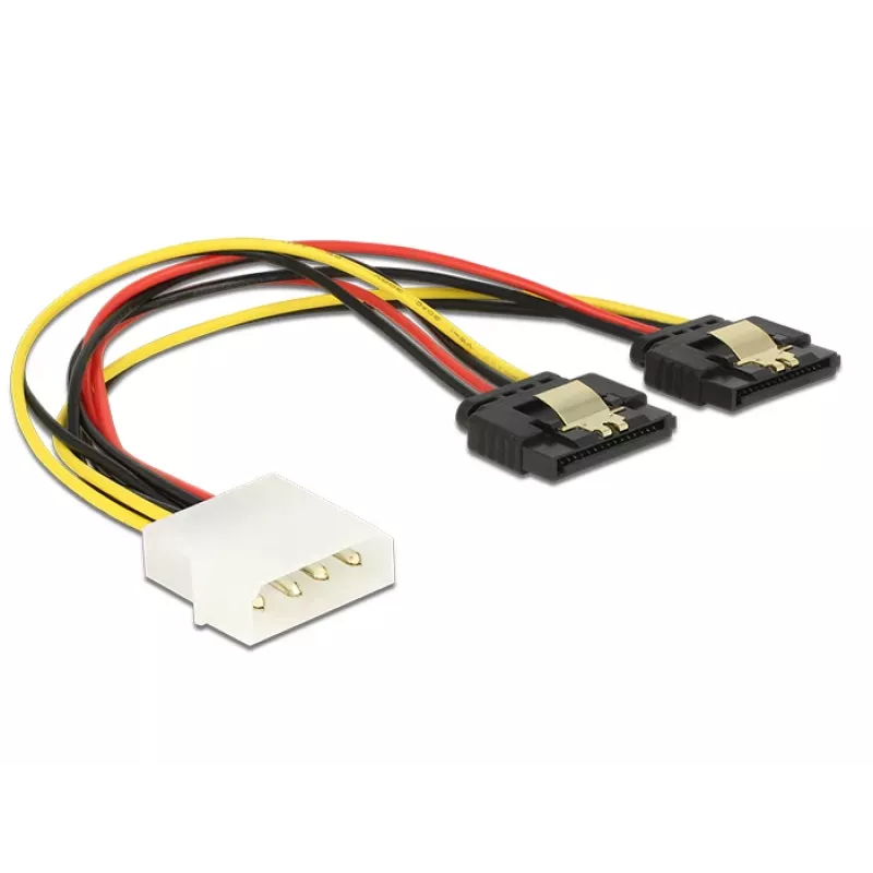 Cabo de alimentação interno DeLOCK 85237 0,2 m Molex para 2 x SATA