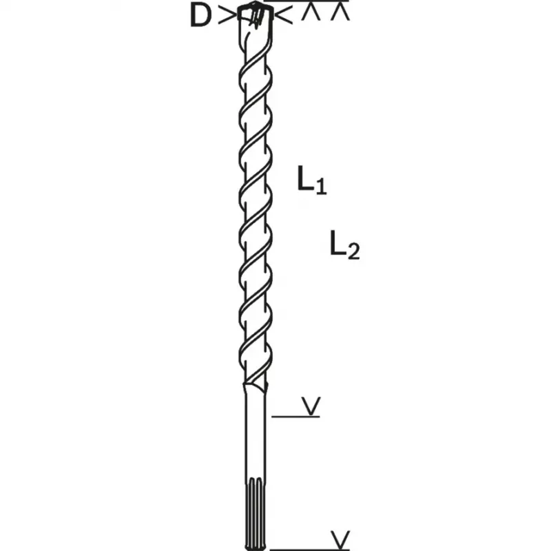Broca helicoidal Bosch 2 608 586 805 diâmetro 4 cm