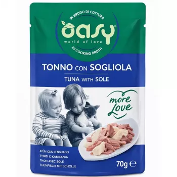 Oasy More Love Atum com Linguado Saqueta 70 g