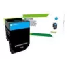 Consumível de impressora Lexmark 80C2SCE ciano