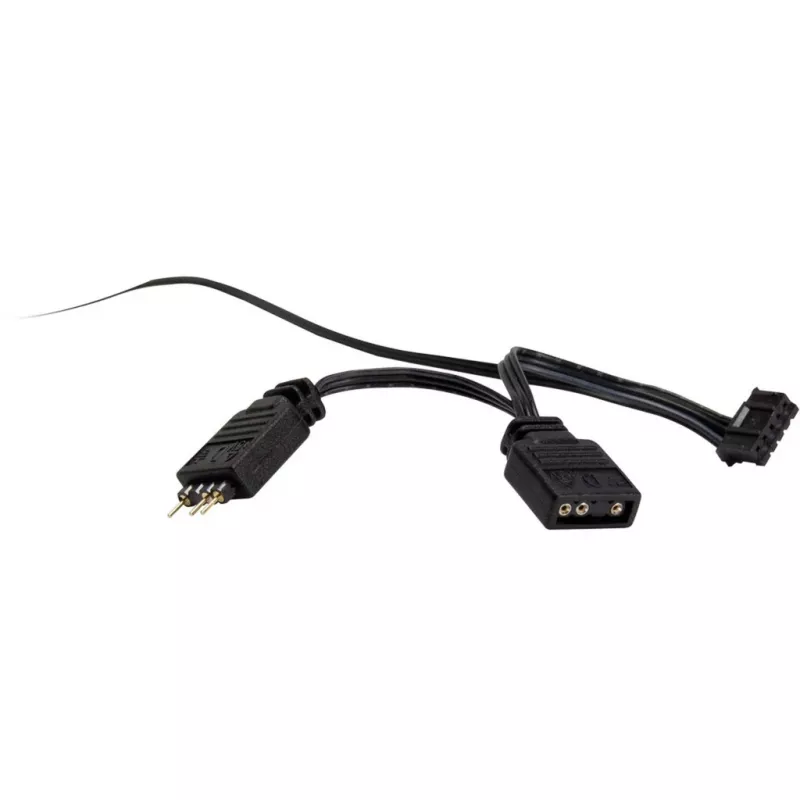 Inter-Tech 88885539 Argus RS-141 RGB ventoinha para caixa, 140x140x25 mm, 1200 rpm, preta