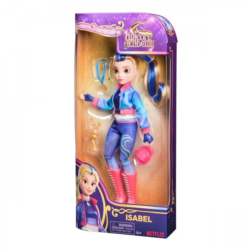 Spinmaster Unicorn Academy Fashion boneca Isabel 6072647 — boneca de moda da série Unicorn Academy