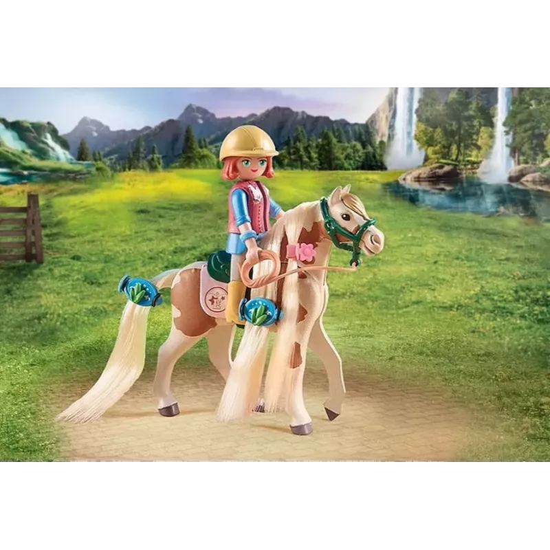 Conjunto de figuras Horses 71639 Ellie com cavalo