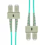 Cabo de fibra ótica SC-SC UPC OM4 duplex MM