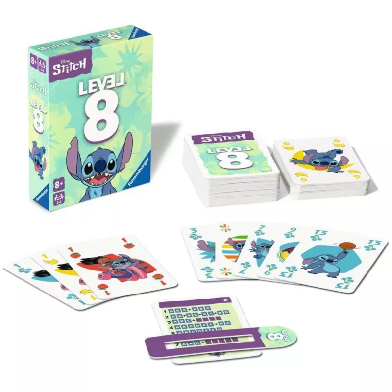 Disney Stitch Level 8, jogo de cartas