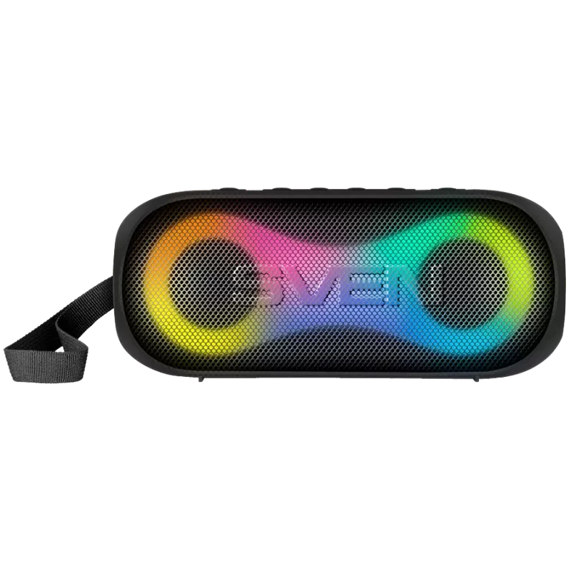 Coluna SVEN PS-165, preta (16 W, TWS, Bluetooth, microSD, 3000 mAh)