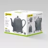 Chaleira Maestro MR-077, 1,5 L, 1500 W, corpo em cerâmica, cinzento