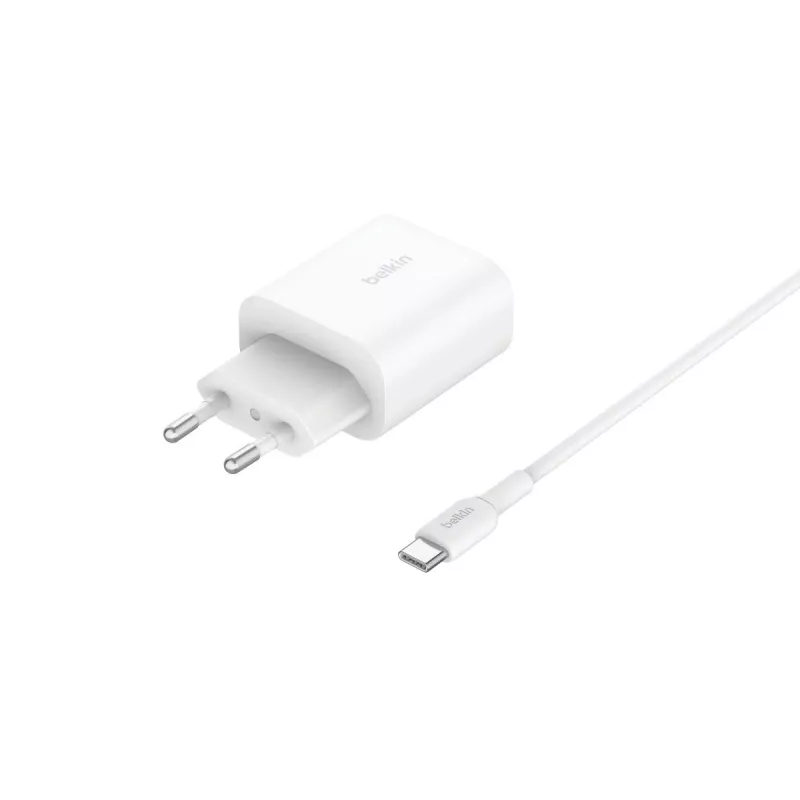 Carregador sem fios Belkin BoostCharge WIZ029VFWH carregamento rápido USB Type-C interior