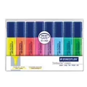 Marcador Staedtler Textsurfer classic 364 8 unid. ponta biselada