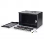 DIGITUS SOHO Pro DN-49203-SET 19" 7U conjunto de rede para montagem na parede com acessórios, 540 x 400 mm, preto