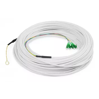 Cabo de derivação FTTH Digitus Monomodo 4 fibras 30 m LC/APC