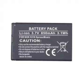 Bateria extra digital BL-4CT 3.7V 1020mAh para Nokia 2720 5310 6600 7310 X3