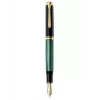 Pelikan Souverän 1000, preto, verde, médio, ambidestro, Alemanha, 1 unid.