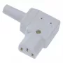 Ficha de alimentação C13 Bachmann 915.970 cinzento