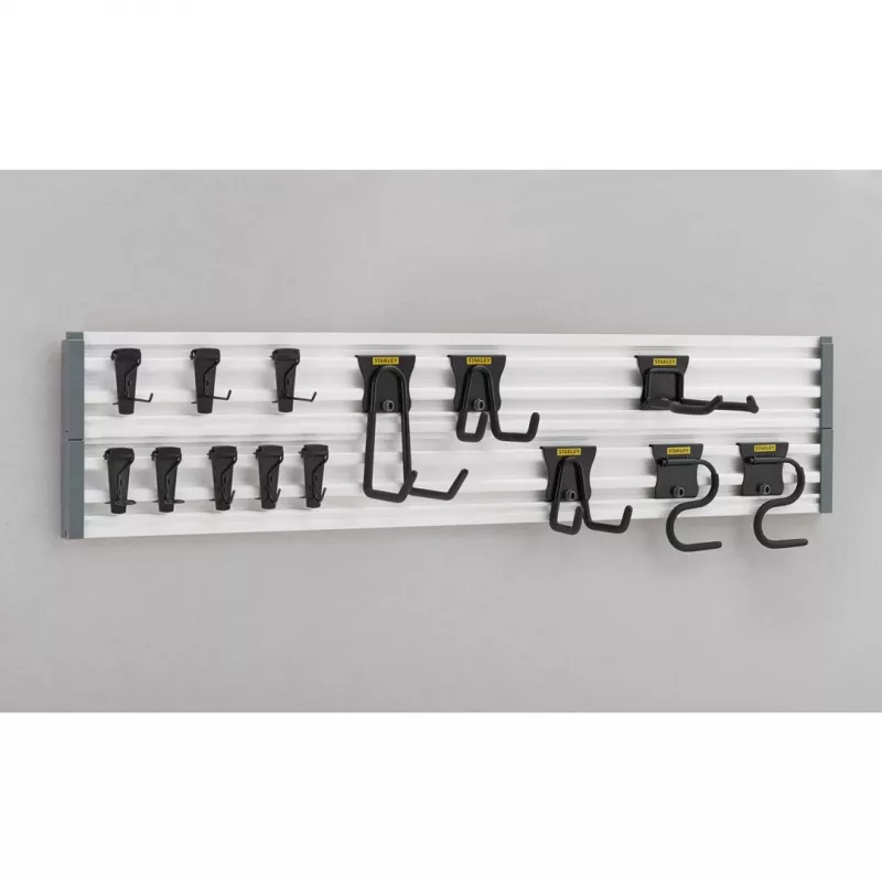 Estante de armazenamento de ferramentas de jardim Stanley STST22000-1 montagem na parede aço