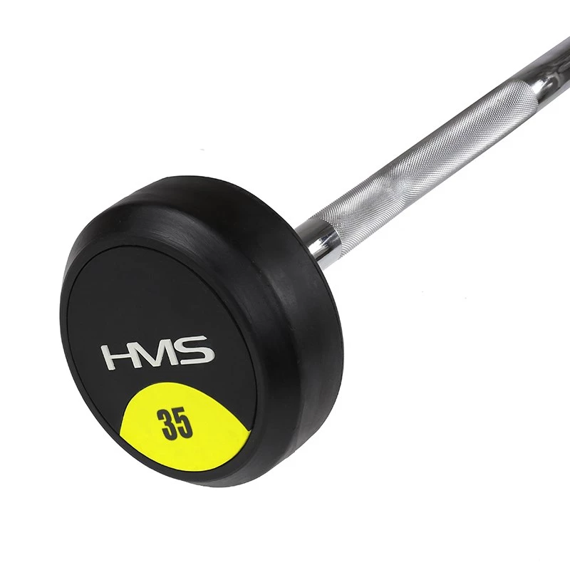 Barra fixa / barra quebrada com revestimento de borracha HMS GSL35 35 kg