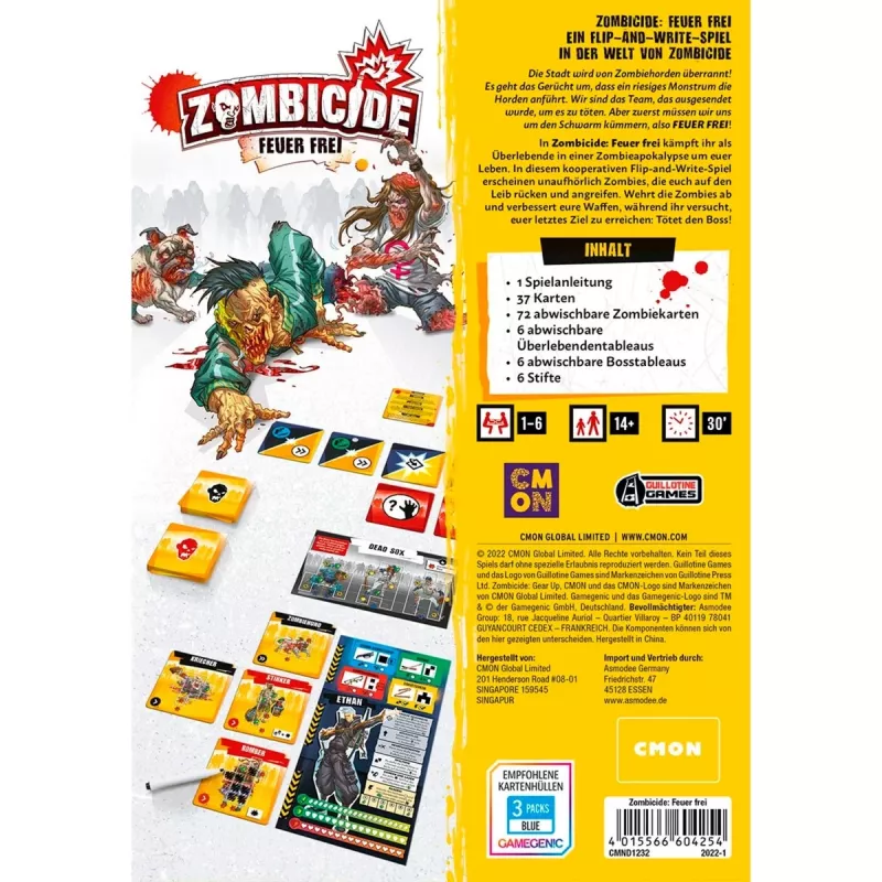 Zombicide Fogo à Vontade Jogo de Família