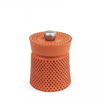 Moinho de pimenta Peugeot Bali Fonte 8cm laranja