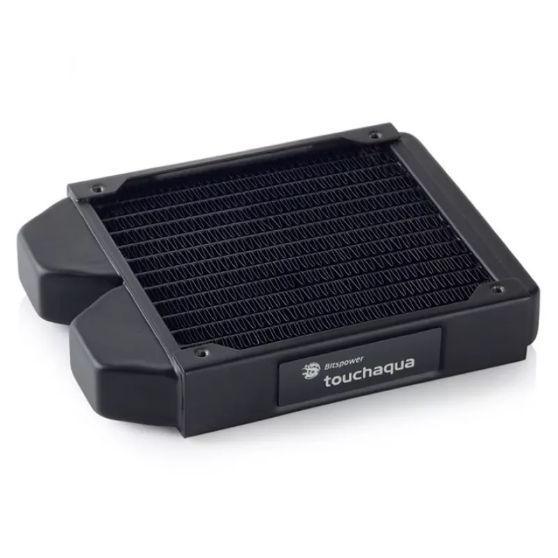 Radiador 120mm BitsPower Tarasque BPTA-NLSS120-F2PB – radiador fino para uma ventoinha de 120 mm