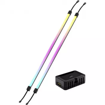 Corsair iCUE LINK LS430 Aurora RGB kit de faixa de luz, 430 mm, preto