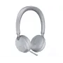 Headset Yealink BH72 com fios e sem fios arco de cabeça chamadas/música USB Type-A Bluetooth base de carregamento cinzento-claro