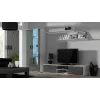 Suporte de TV Cama SOHO 180 branco/cinzento brilhante