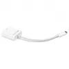 Adaptador USB, ficha USB-C > conector fêmea DisplayPort (branco, 11 cm)