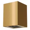 Exaustor MAAN Ponza Mini WPB 430 — Caixa em aço, brilho dourado, controlo eletrónico, telecomando, Ø300 mm, altura 400 mm