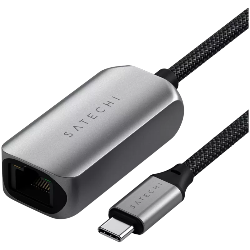 Adaptador USB-C Satechi (1x ficha USB-C 1x Gigabit LAN (1/2,5 Gbit/s)) ST-AE25M