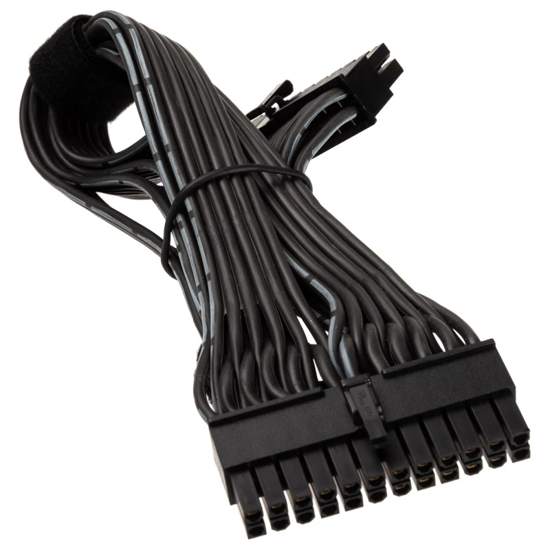 Cabo de extensão ATX 24 pinos SILVERSTONE SST-PP06BE-MB35, 350 mm, preto