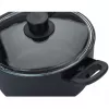 Panela redonda BALLARINI 75002-921-0 preta alumínio 24 cm