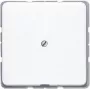 JUNG CD 590 A WW saída de cabo com alívio de tensão, branco