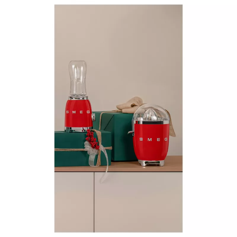 Espremedor de citrinos elétrico Smeg CJF11RDEU 70 W vermelho aço inoxidável