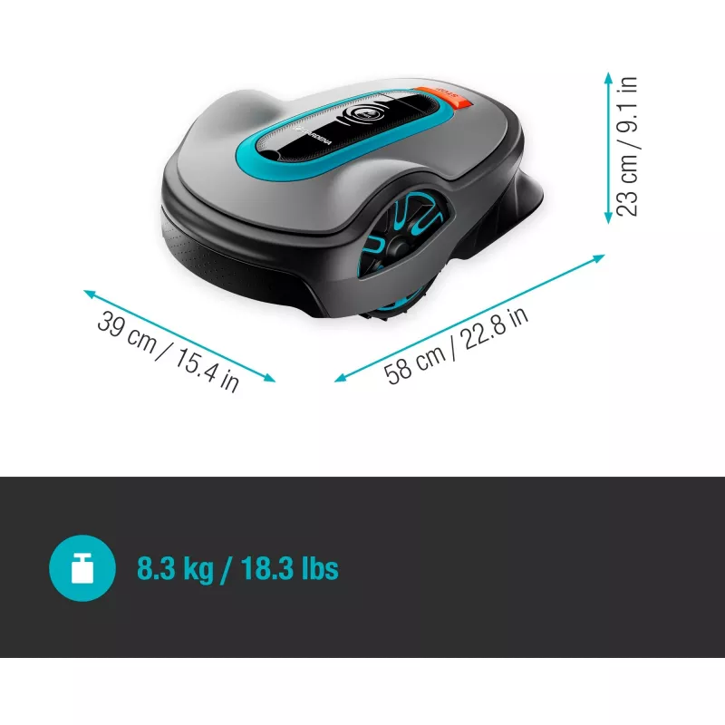 Robô corta-relvas Gardena smart SILENO life